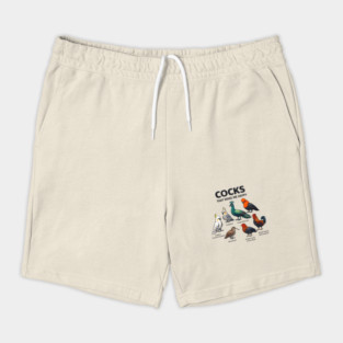 Cocks That Make Me Happy - Funny Bird Lover Shorts