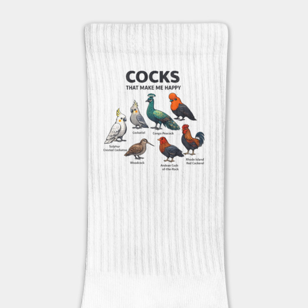 Cocks That Make Me Happy - Funny Bird Lover by ArtistTee ⭐⭐⭐⭐⭐