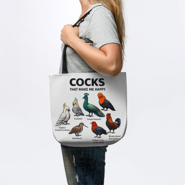 Cocks That Make Me Happy - Funny Bird Lover by ArtistTee ⭐⭐⭐⭐⭐