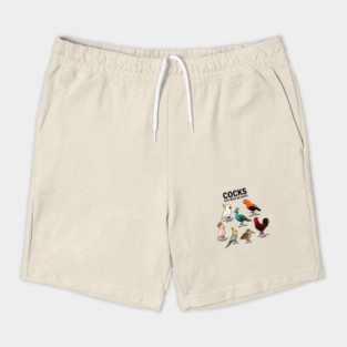 Cocks - That - Make - Me - Happy - Funny - Bird - Lover - Rooster - Peacock - Cockatoo Shorts