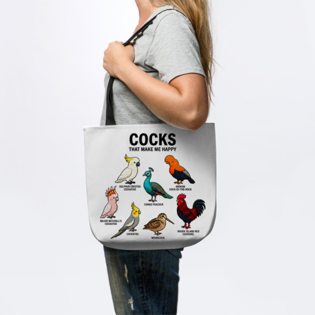 Cocks - That - Make - Me - Happy - Funny - Bird - Lover - Rooster - Peacock - Cockatoo by ArtistTee ⭐⭐⭐⭐⭐