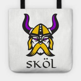 Skol Viking Scandinavian Nordic Cheer Tote