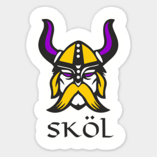 Skol Viking Scandinavian Nordic Cheer Sticker
