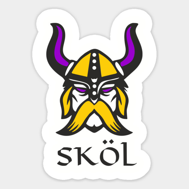 Skol Viking Scandinavian Nordic Cheer Magnet by Anticorporati