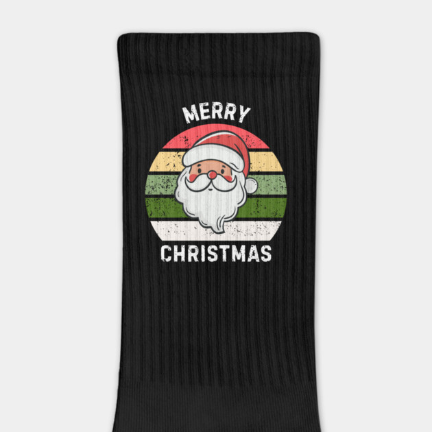 Vintage Santa Merry Christmas Retro Style by Creatifly Graphic Tees