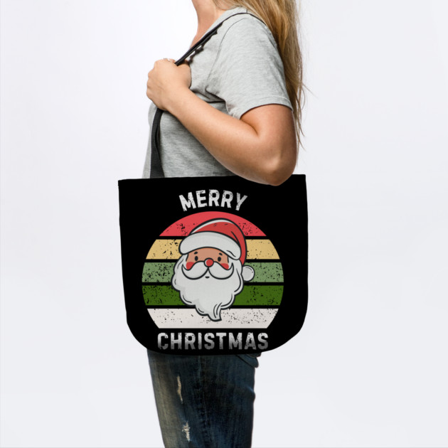 Vintage Santa Merry Christmas Retro Style by Creatifly Graphic Tees