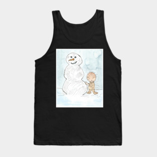 Charlie Brown: Pig-Pen Makes A Snowman Tank Top
