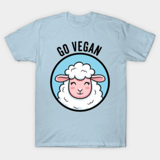 Cute Sheep Go Vegan T-Shirt