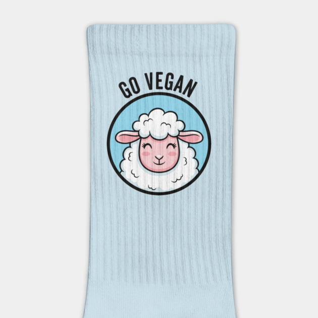 Cute Sheep Go Vegan by enrynz