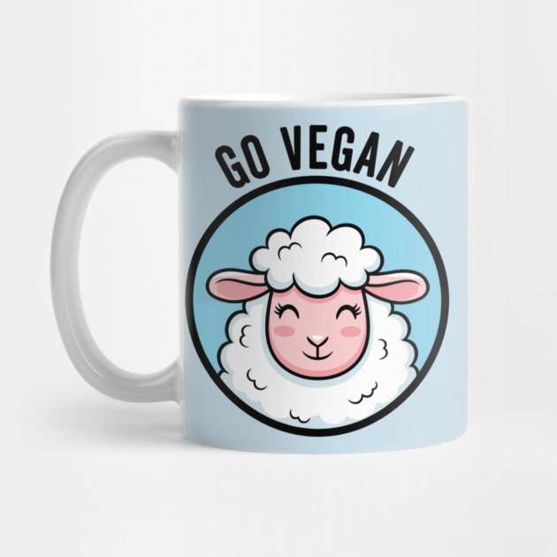Cute Sheep Go Vegan by enrynz