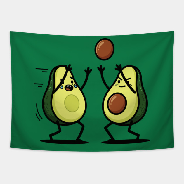 Avocado Bully Tapestry by enrynz