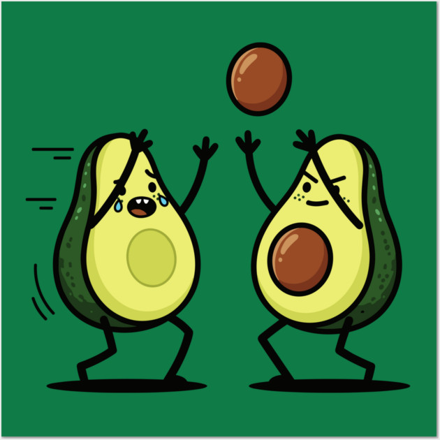 Avocado Bully Wall Art by Digironin