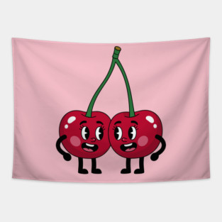 Cherry Duo Tapestry