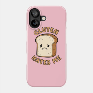 Gluten Hates Me Phone Case