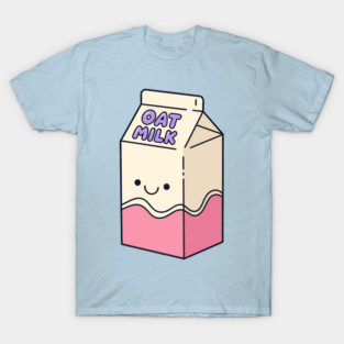 Adorable Oat Milk Cartoon T-Shirt