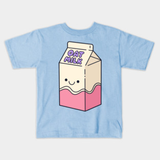 Adorable Oat Milk Cartoon Kids T-Shirt