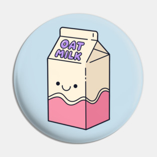 Adorable Oat Milk Cartoon Pin