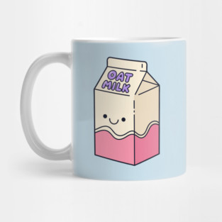 Adorable Oat Milk Cartoon Mug