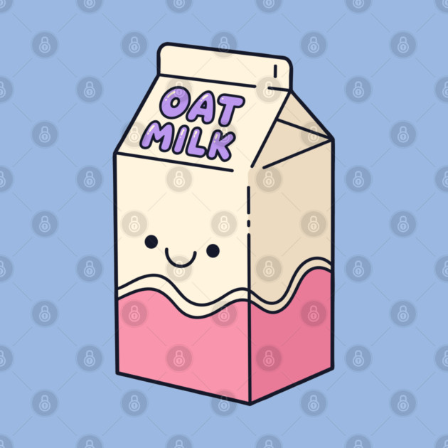 Adorable Oat Milk Cartoon by enrynz