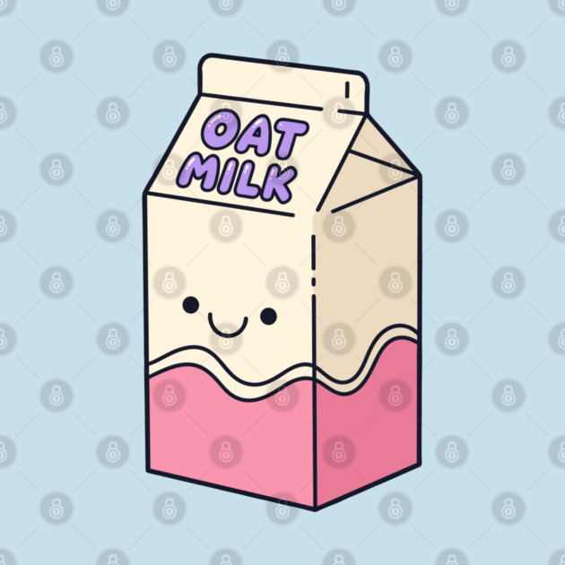 Adorable Oat Milk Cartoon by enrynz
