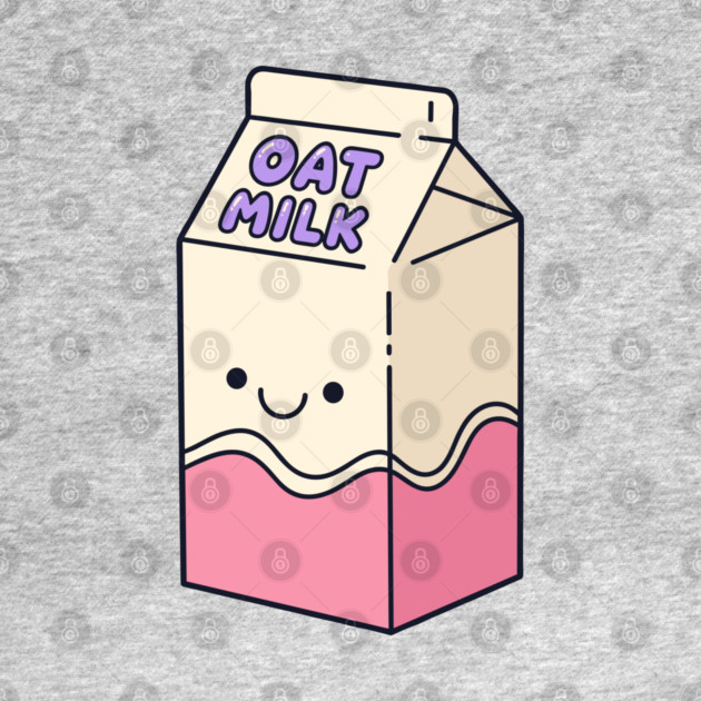 Adorable Oat Milk Cartoon by Digironin