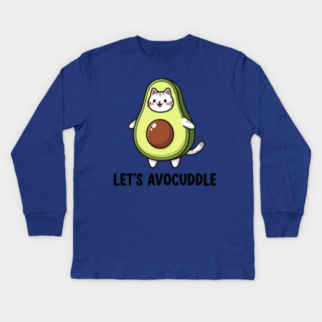 Let's Avocuddle Kids Long Sleeve T-Shirt by enrynz