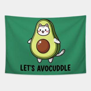 Let's Avocuddle Tapestry
