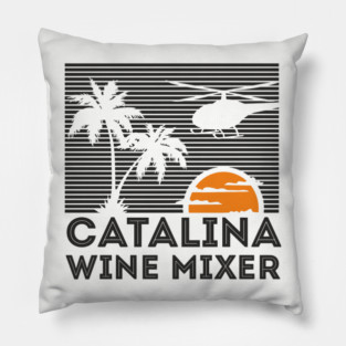 Catalina Wine Mixer Sunset, Sass & Summer Vibes Pillow