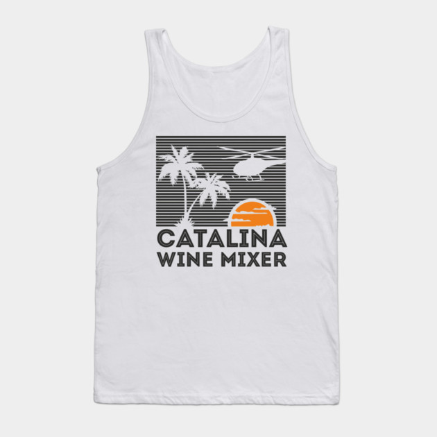 Catalina Wine Mixer Sunset, Sass & Summer Vibes Tank Top by Anticorporati