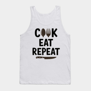 Cook Eat Repeat Tank Top
