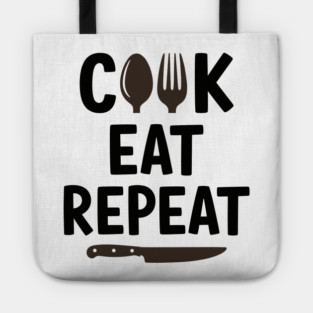 Cook Eat Repeat Tote