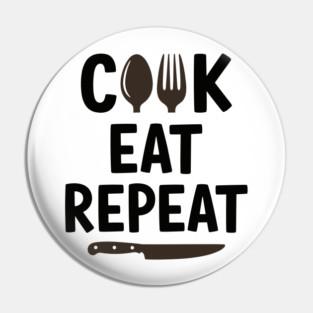 Cook Eat Repeat Pin