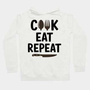 Cook Eat Repeat Hoodie