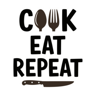 Cook Eat Repeat T-Shirt