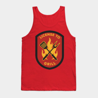 License to Grill BBQ Lovers Tank Top