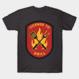 License to Grill BBQ Lovers T-Shirt