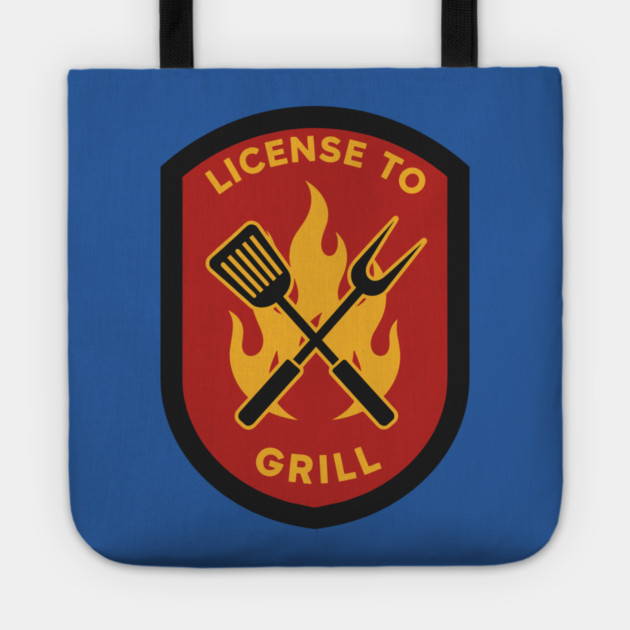 License to Grill BBQ Lovers Tote by enrynz