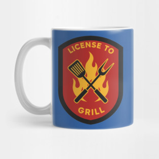License to Grill BBQ Lovers Mug