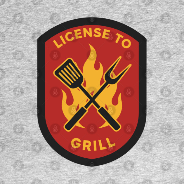 License to Grill BBQ Lovers by Digironin