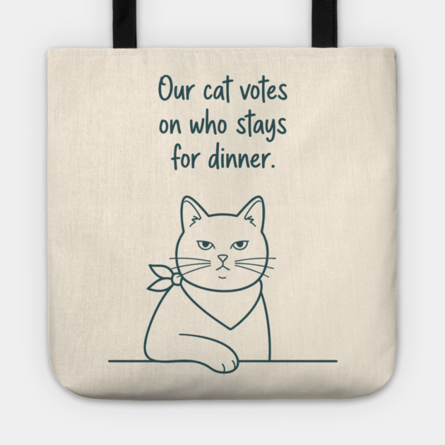 Our Cat Votes Who Stays Tote by enrynz