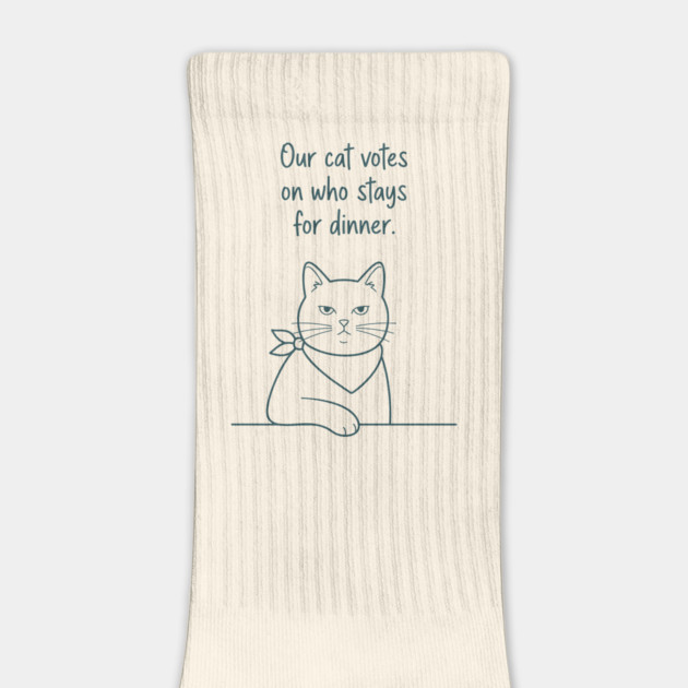 Our Cat Votes Who Stays by enrynz