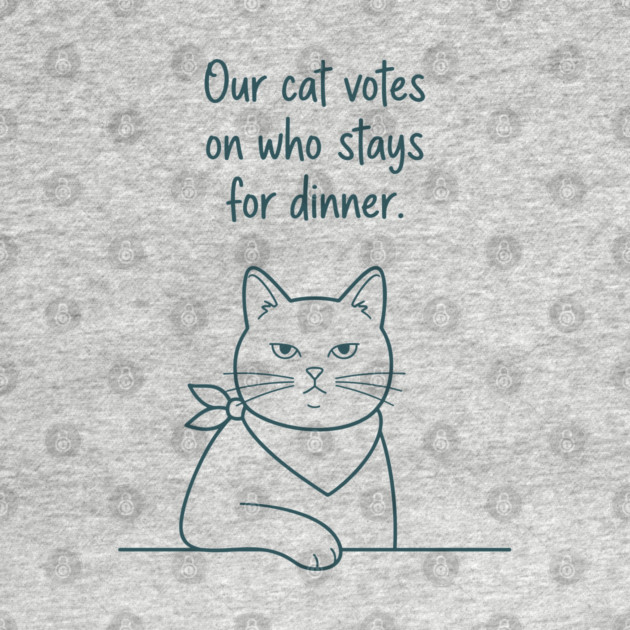 Our Cat Votes Who Stays by enrynz