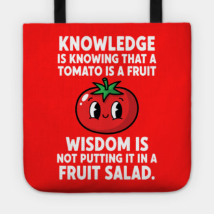 Funny Tomato Pun Tote