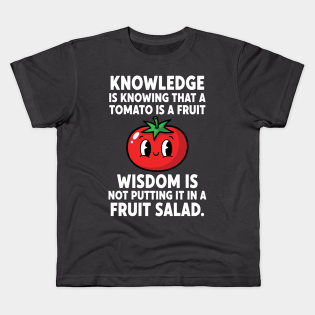 Funny Tomato Pun Kids T-Shirt by enrynz