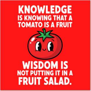 Funny Tomato Pun Posters and Art