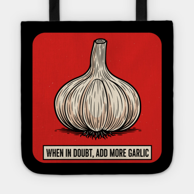 Garlic Lover Tote by enrynz