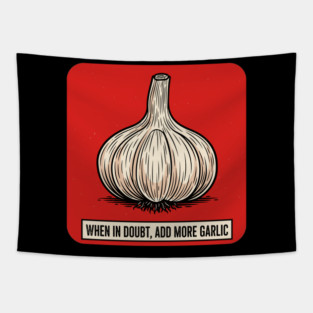 Garlic Lover Tapestry
