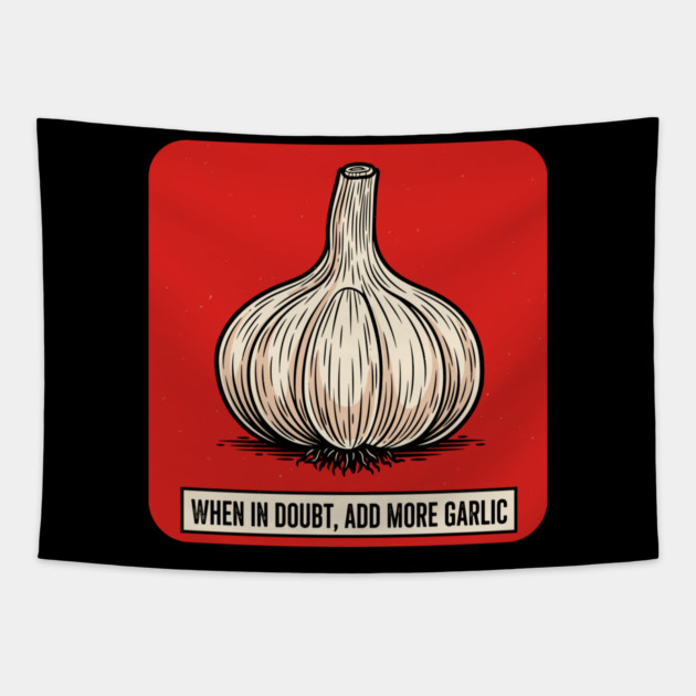 Garlic Lover Tapestry by enrynz