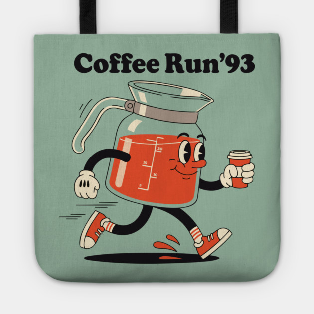 Coffee Run 93 Tote by enrynz