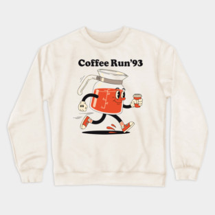 Coffee Run 93 Crewneck Sweatshirt